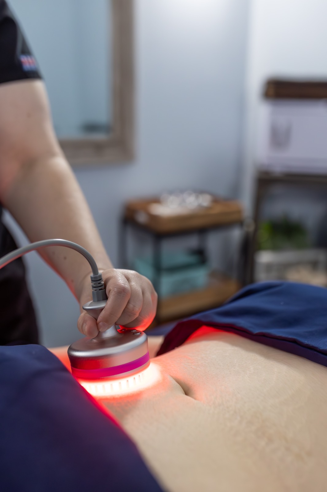 Non-surgical laser fat reduction treatment at Belle Vie in College Station, TX