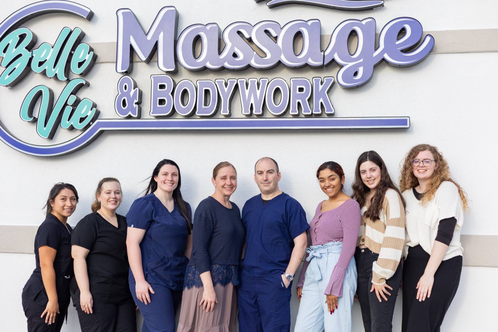 The Belle Vie Massage & Bodywork team in College Station, TX